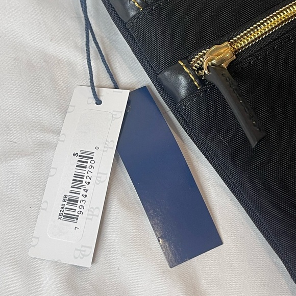 Dooney & Bourke Nylon North South Triple Zip Crossbody Bag - RARE Black LOGO NWT - Picture 7 of 10